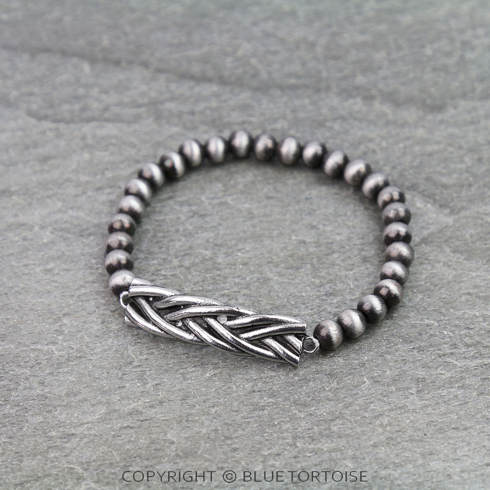 Western Style Bar Stretch Bracelet