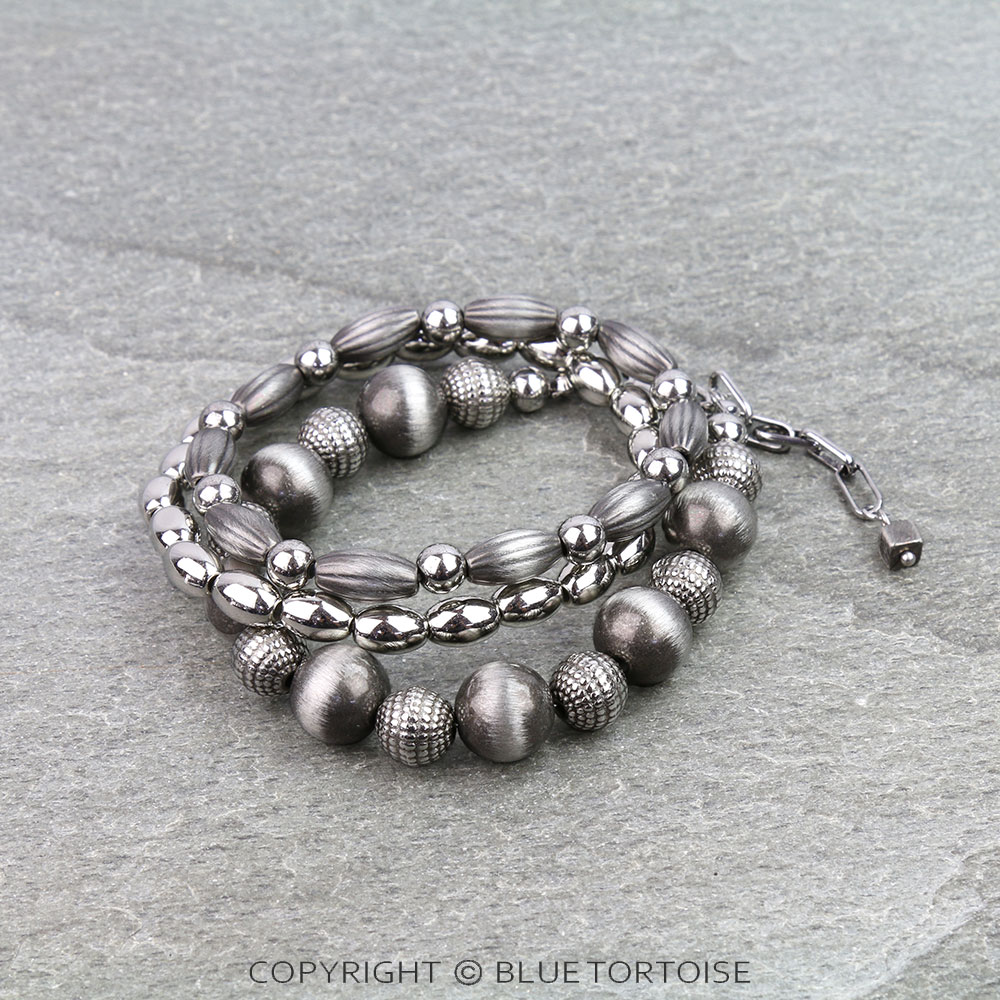 Western Navajo Style Pearl Stackable Bracelet