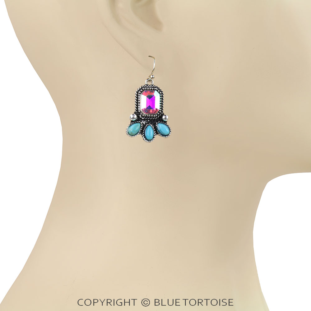 6 Pair Western Style Stud Earring Set - Image 2