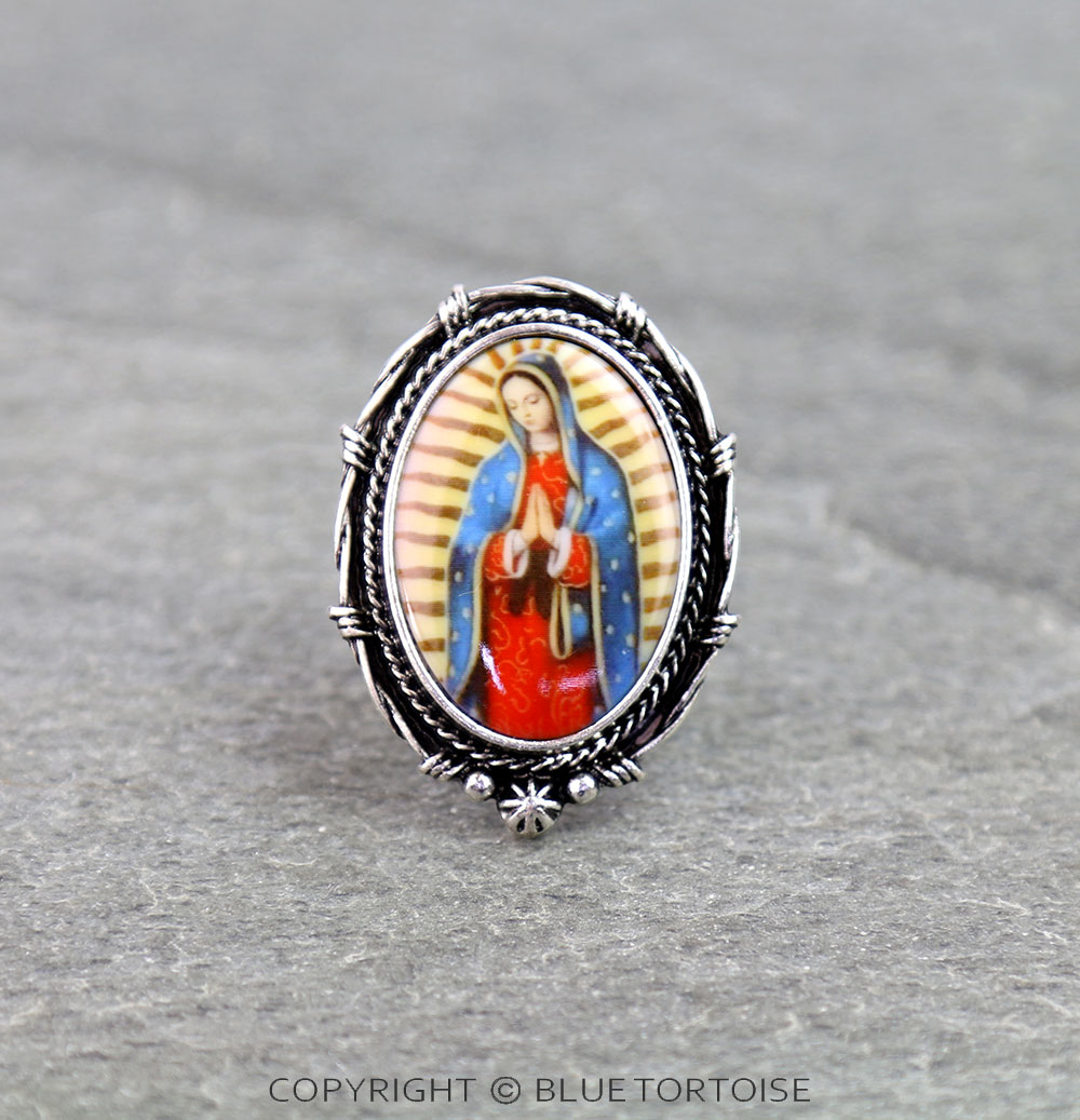 Lady Guadalupe Cuff Ring