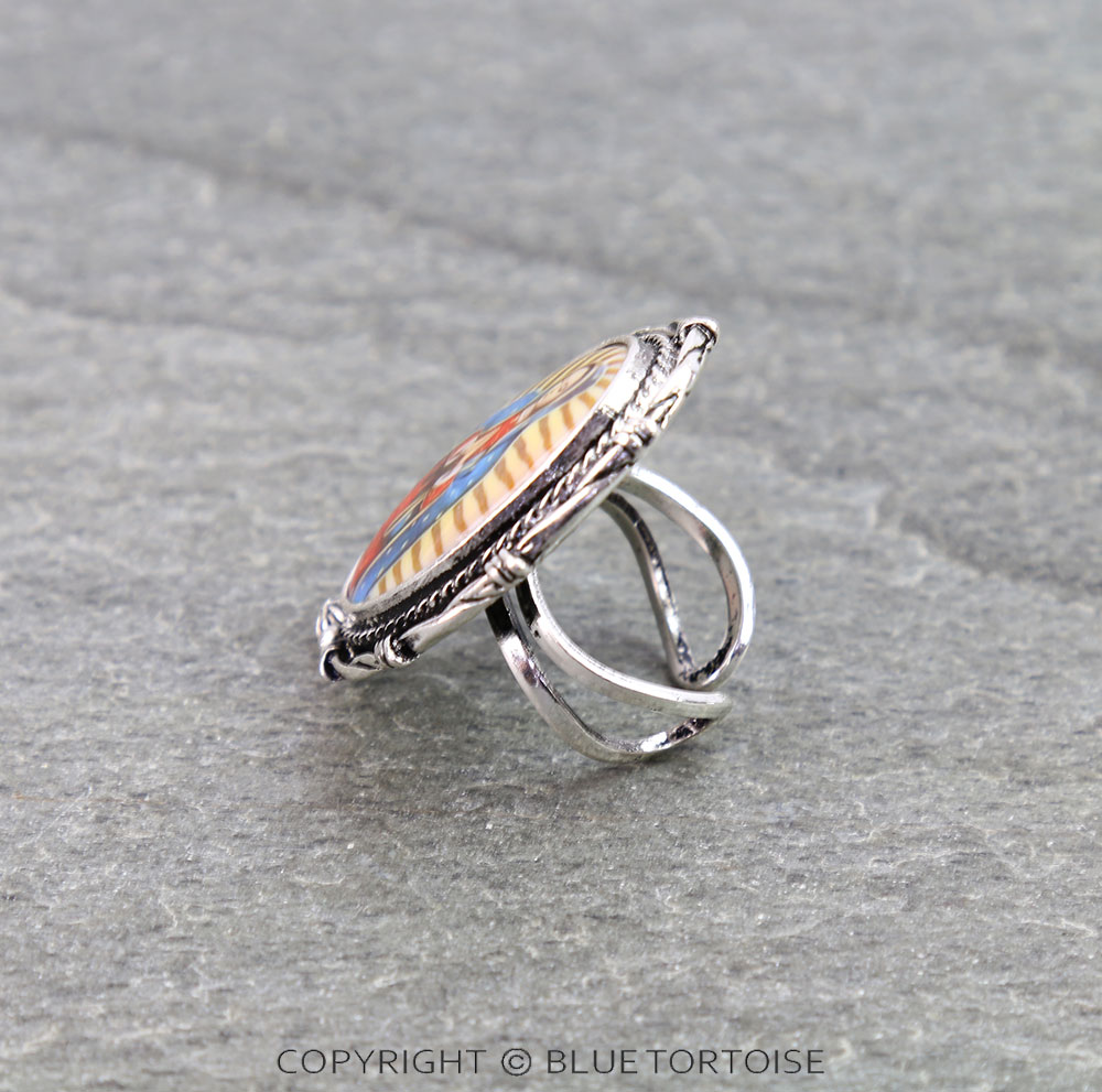 Lady Guadalupe Cuff Ring - Image 2