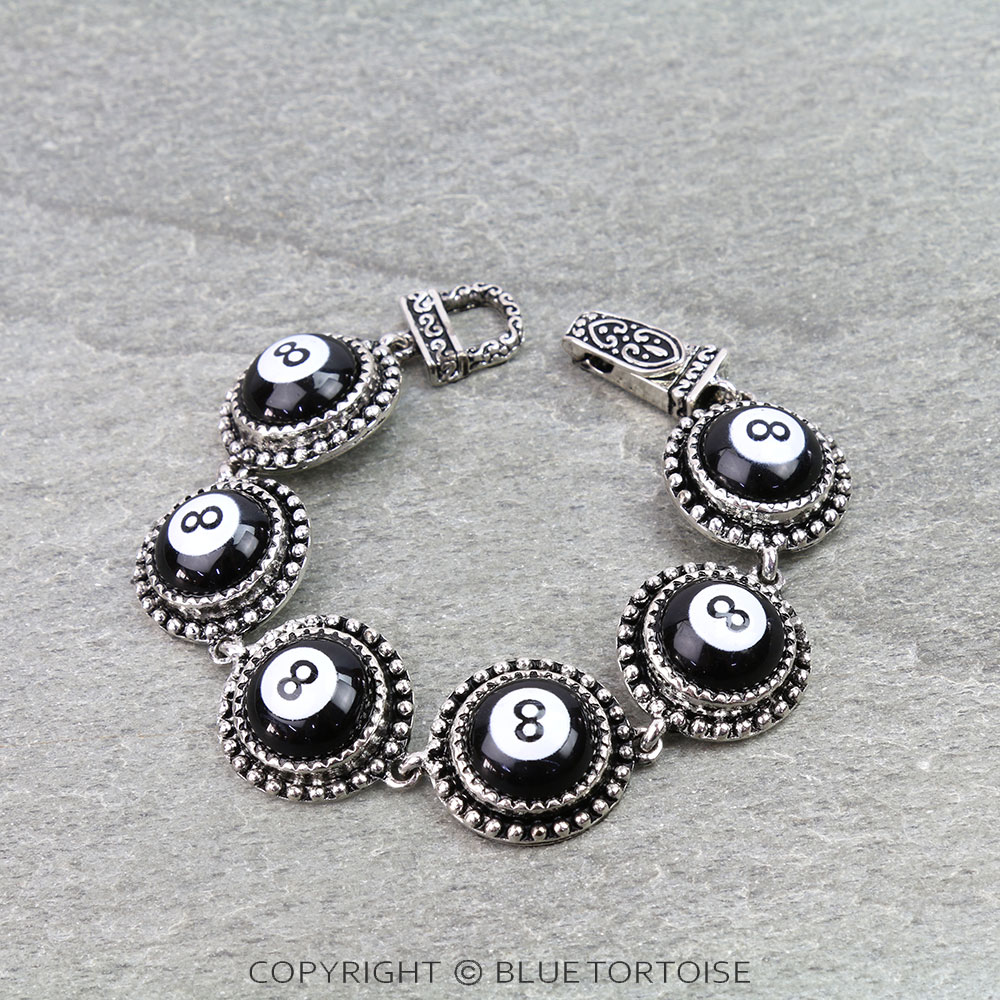 Western 8 Ball Magnetic Bracelet