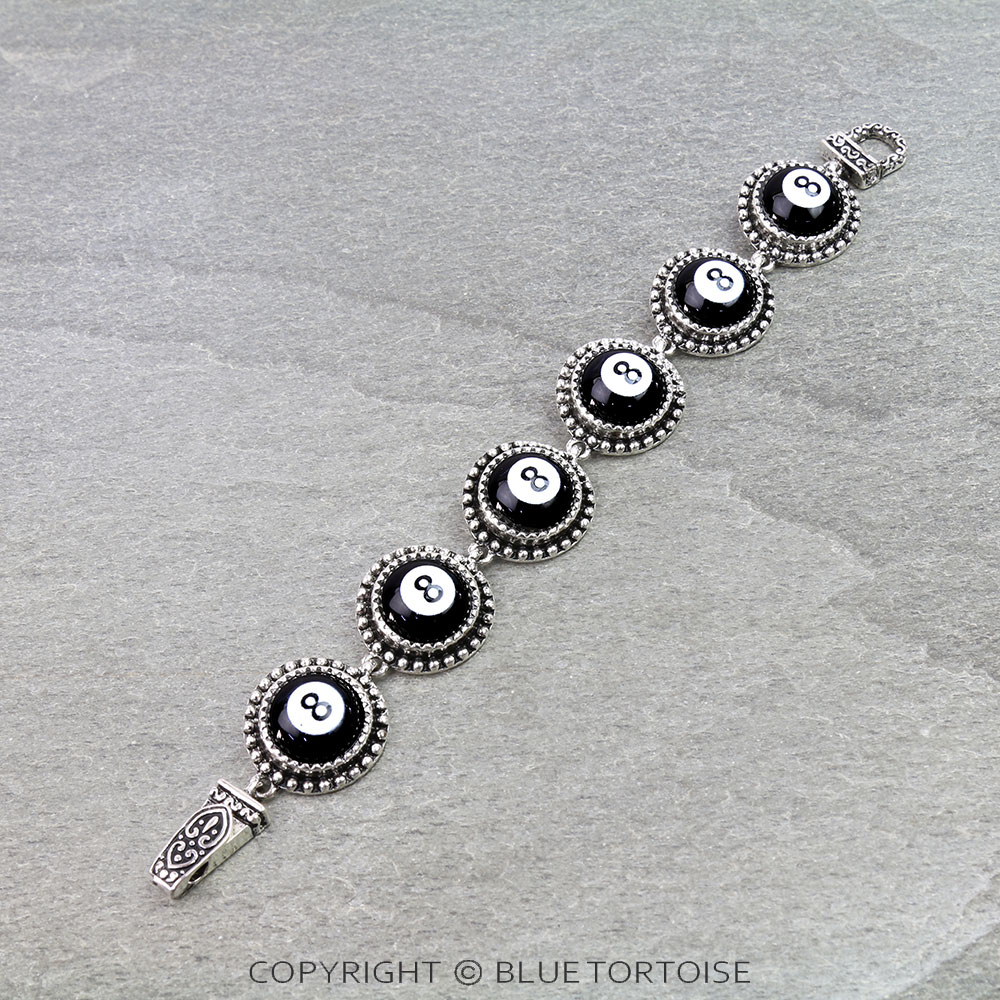 Western 8 Ball Magnetic Bracelet - Image 2