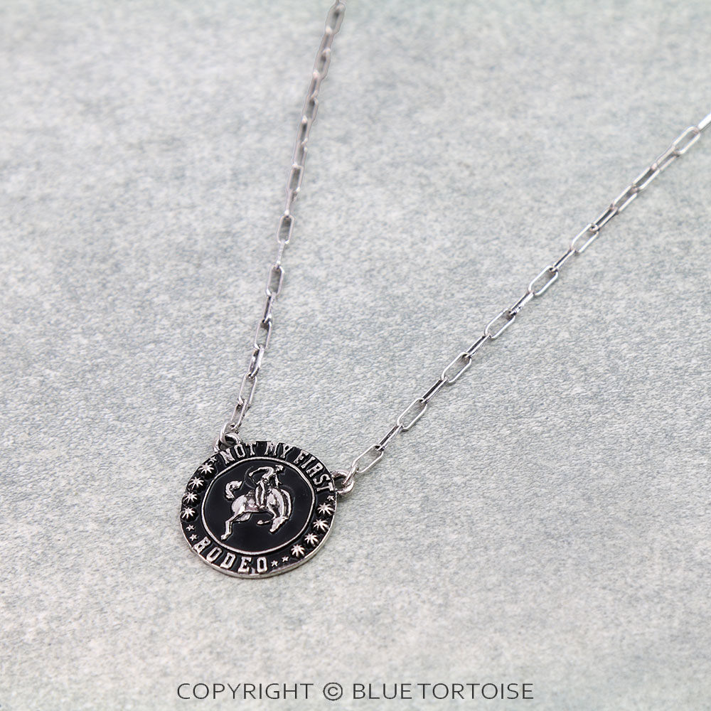 Western Not My First Rodeo Necklace - Image 3