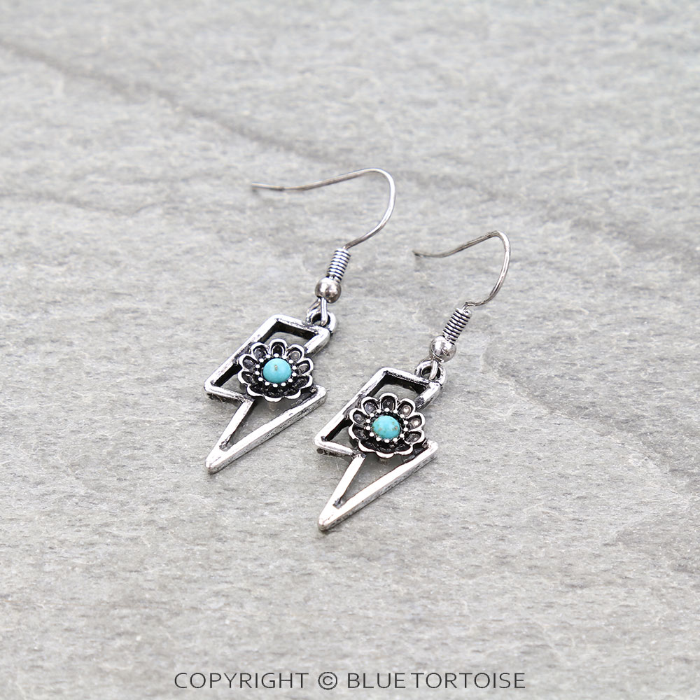 Western Thunder Dangle Earrings