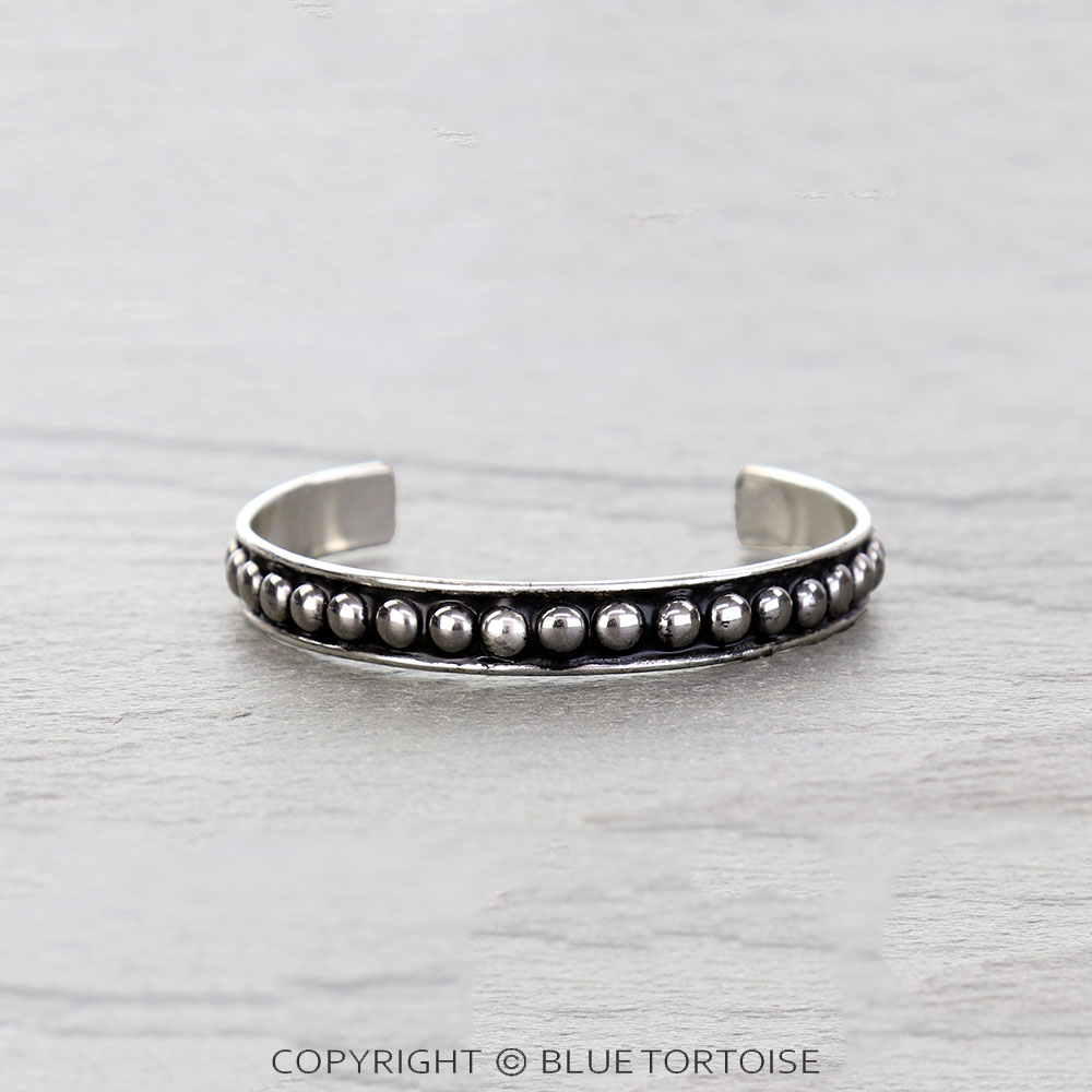 Western Metal Bubble Cuff Bracelet