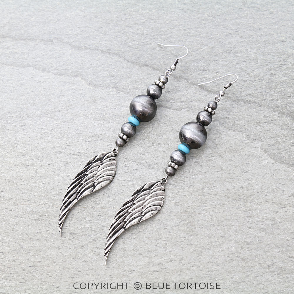 Western Wing Dangle Earrings