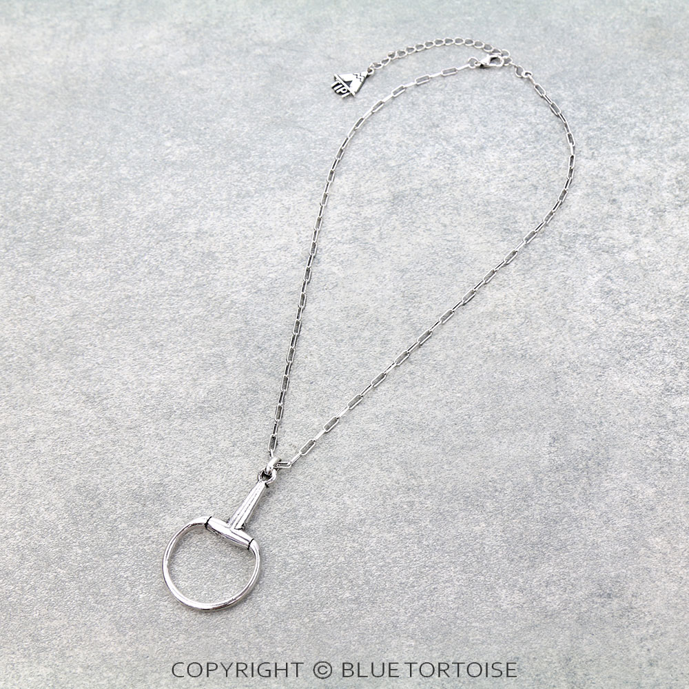 Western Horsebit Pendant Necklace