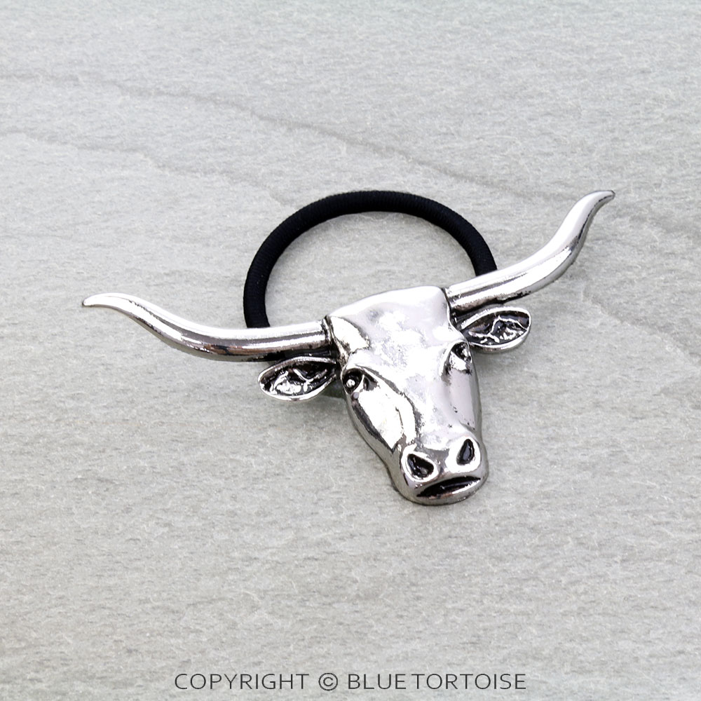 Western Steer Cow Hair Tie