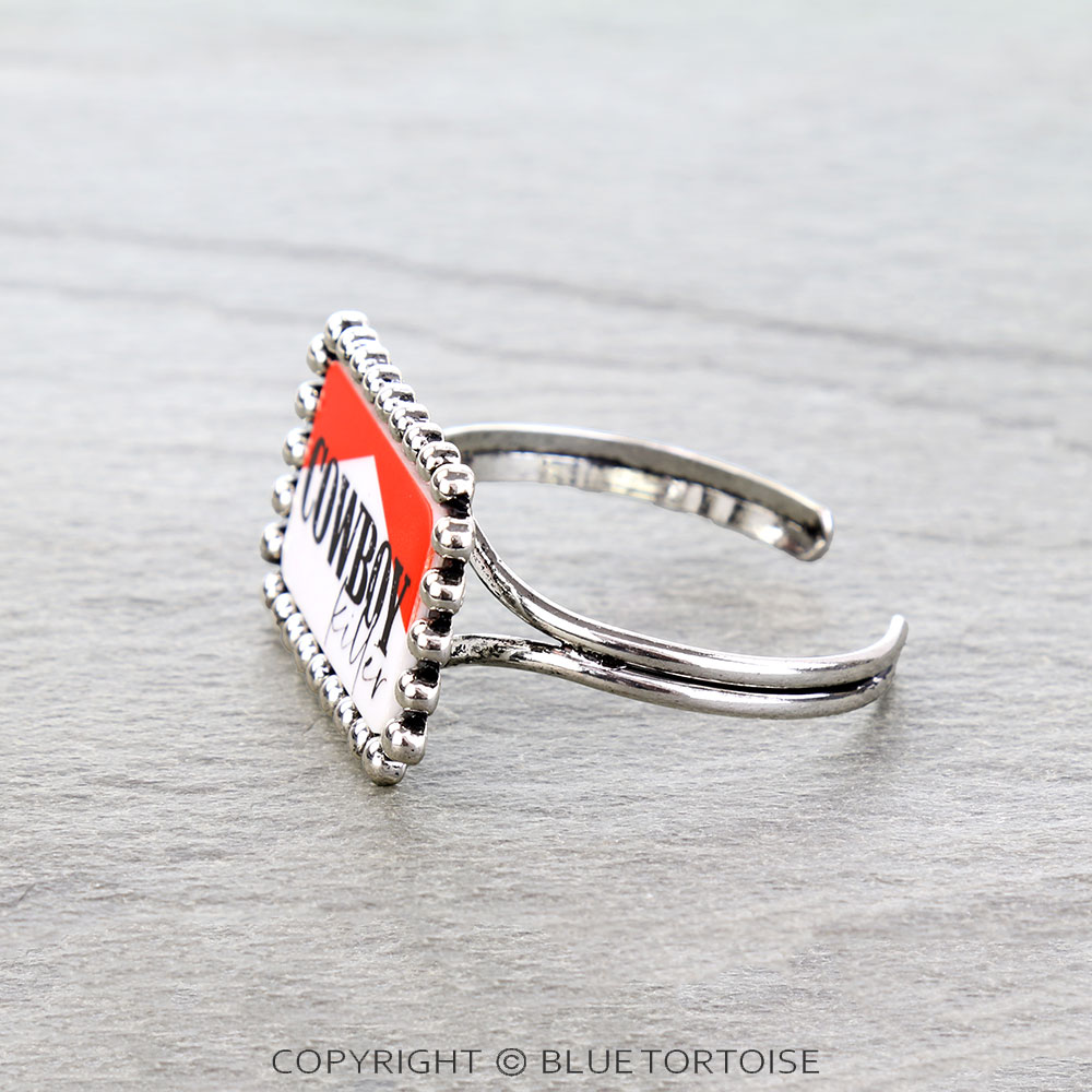 Western Cowboy Killer Rectangle Cuff Bracelet - Image 2