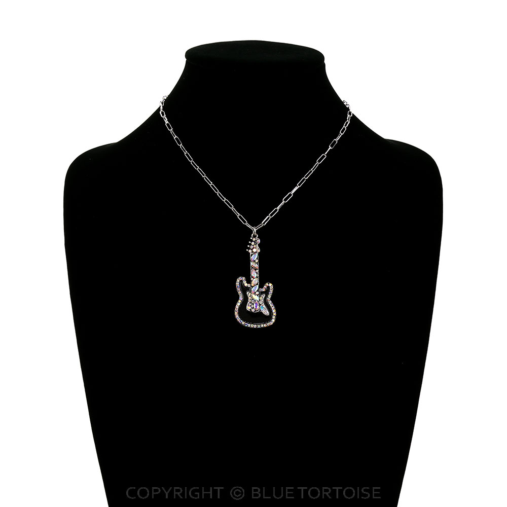 Western Guitar Stone Necklace - Image 2
