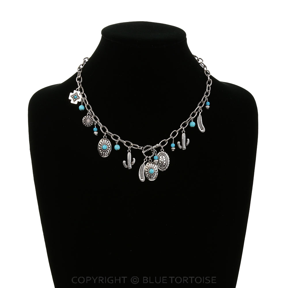 Western Multi Charm Necklace - Image 2