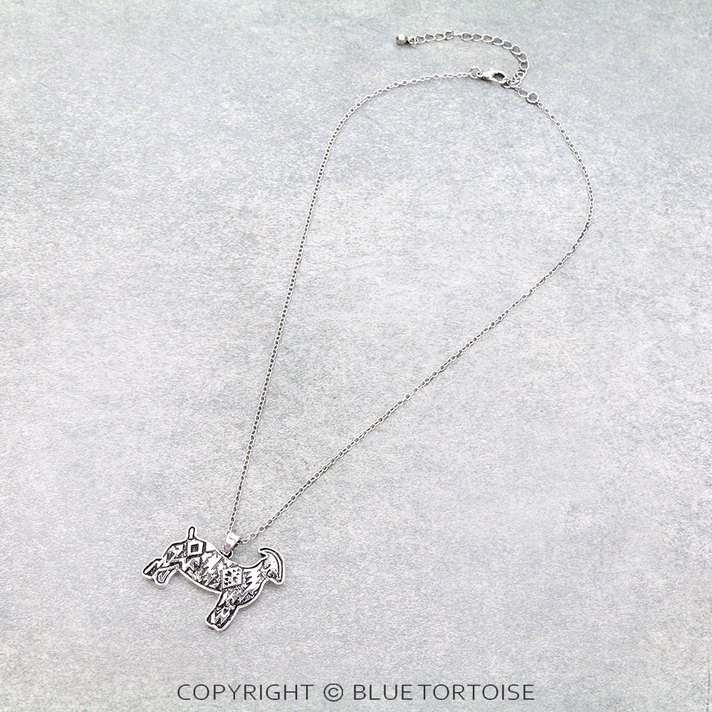 Western Aztec Goat Necklace