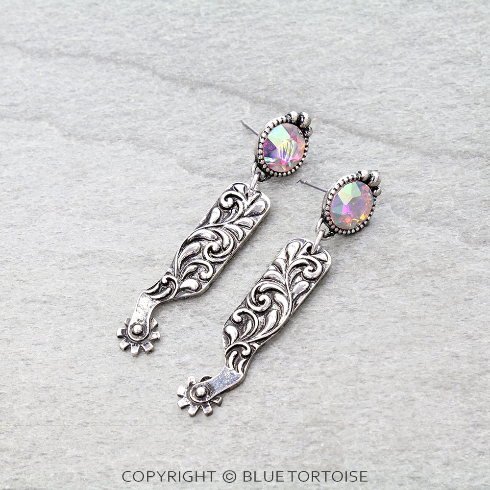 Western TXR Spur Stud Earrings