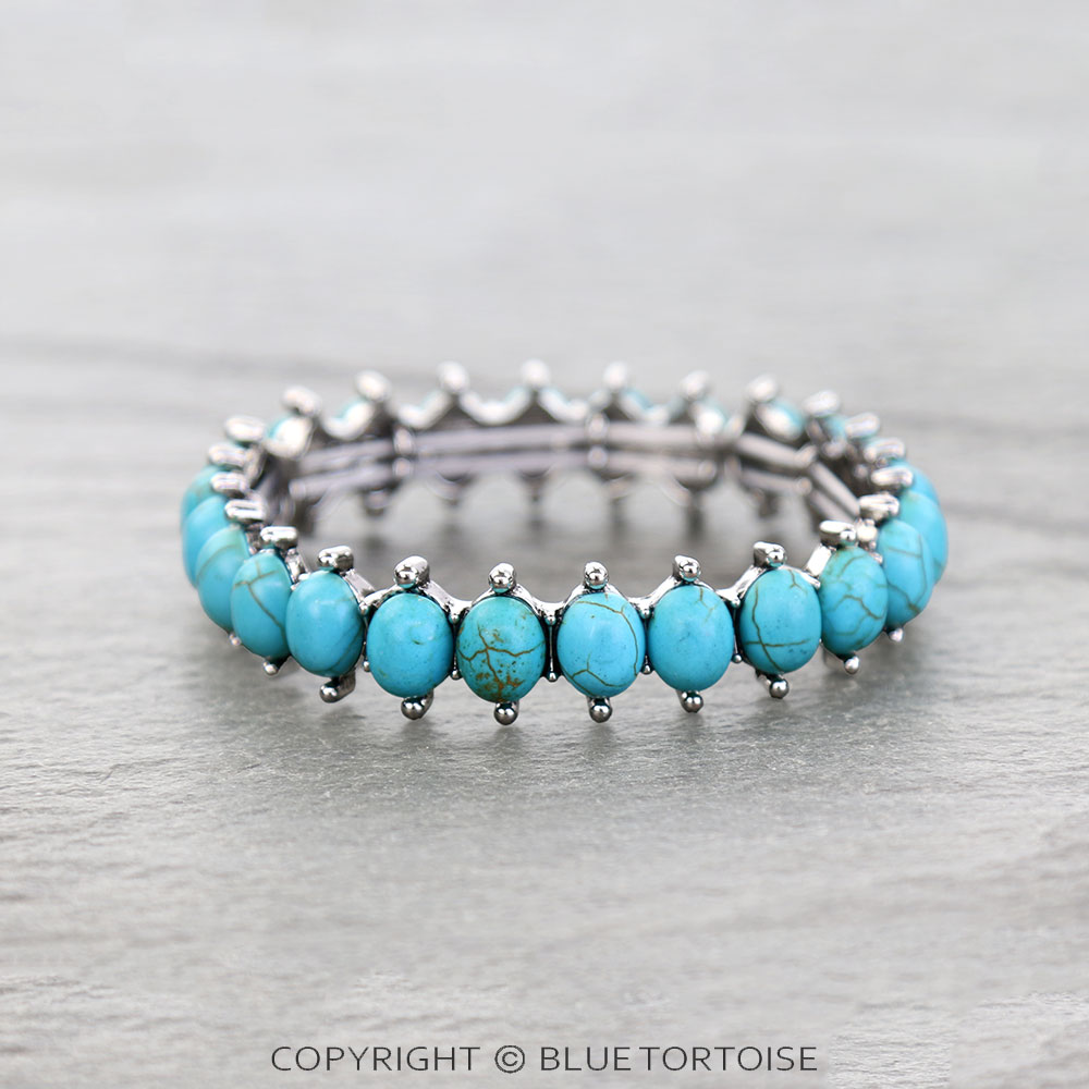 Western Stone Stretch Bracelet