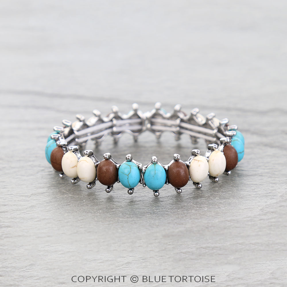 Western Stone Stretch Bracelet