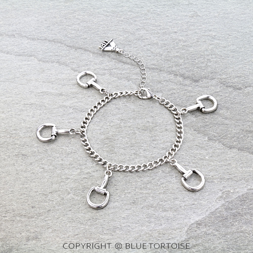Western Horsebit Charm Link Bracelet