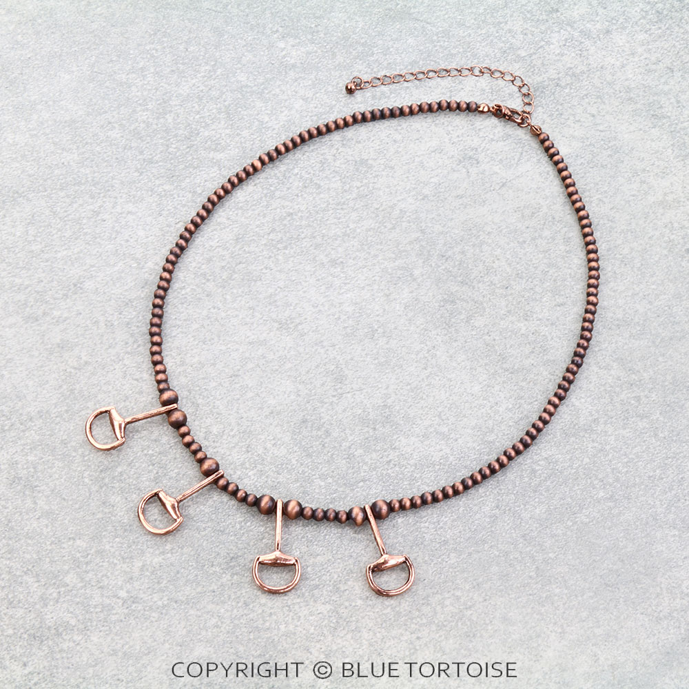 Western Horsebit Charm Necklace