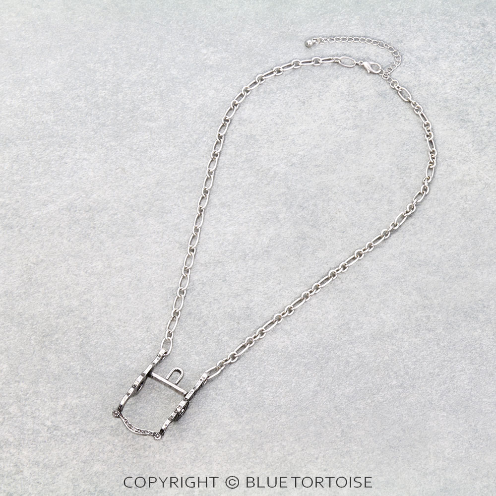 Western Saddle Pendant Necklace