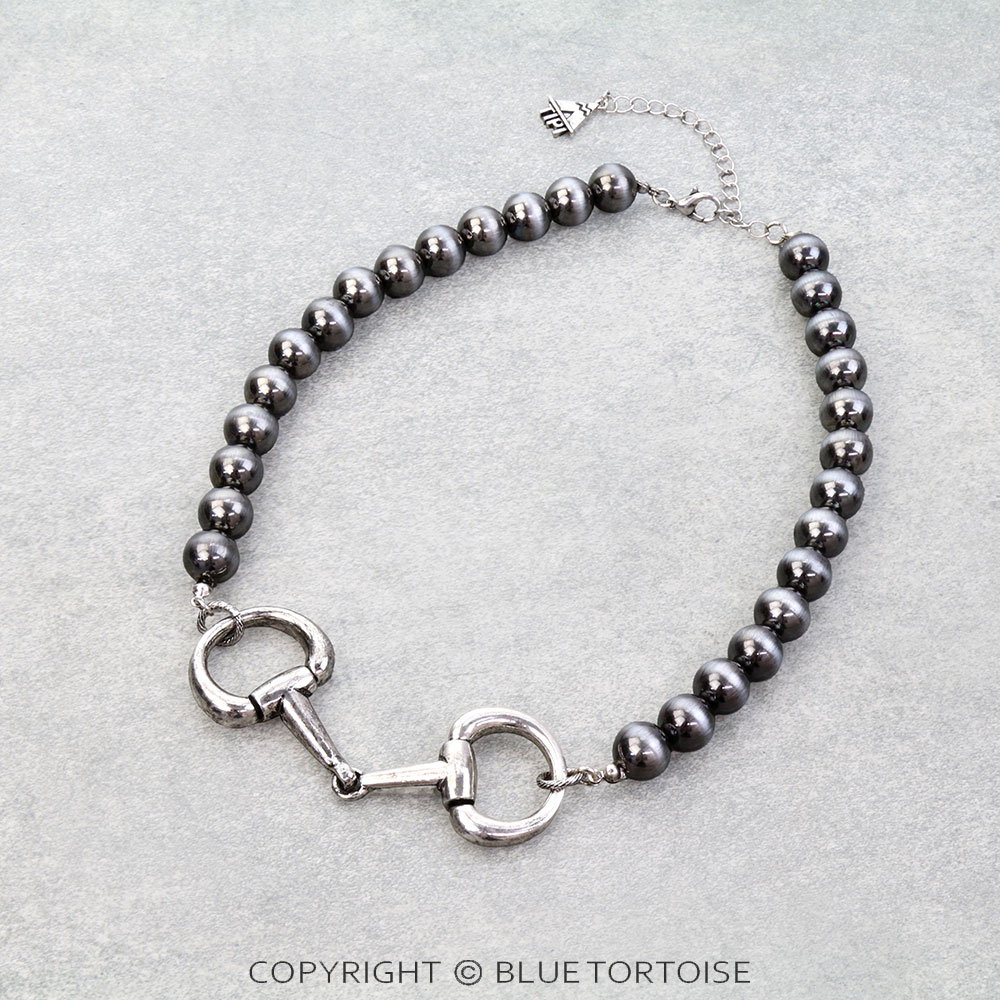 Western Horsebit Pendant Necklace