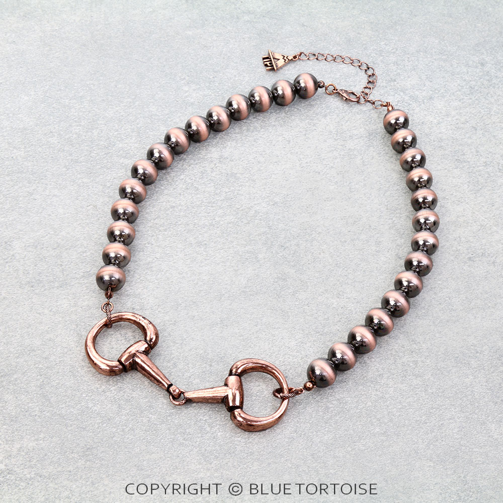 Western Horsebit Pendant Necklace