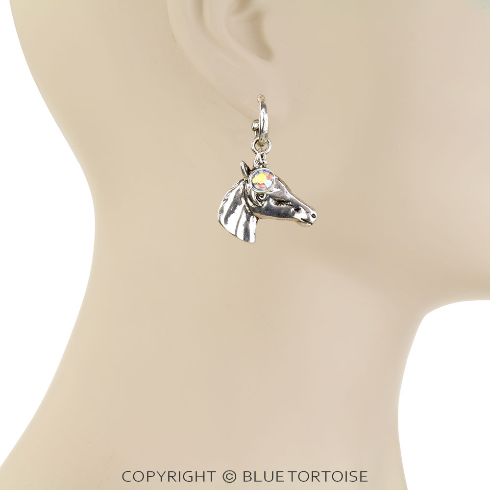 Western Horse Head Stud Earrings - Image 2