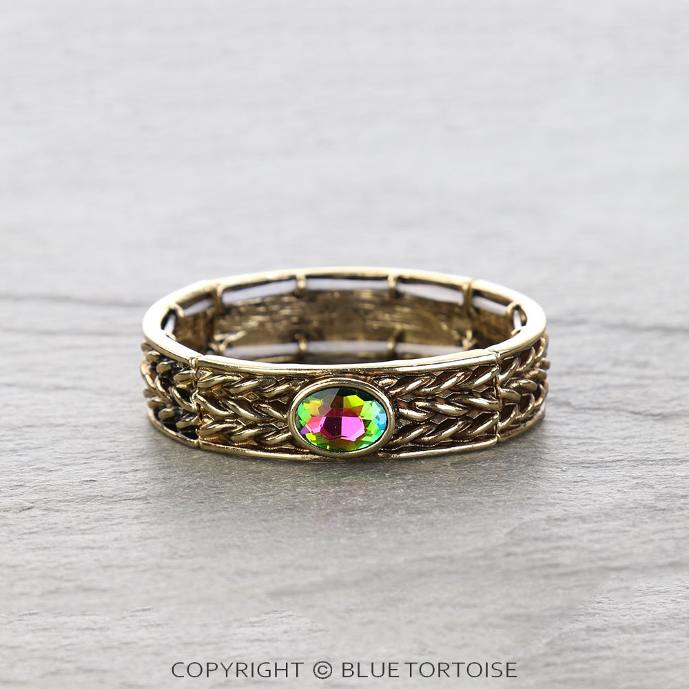 Western Rope TXR Stone Stretch Bracelet
