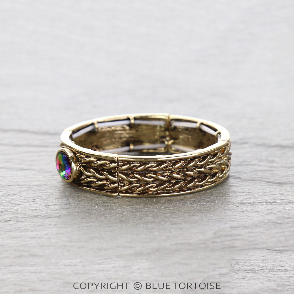 Western Rope TXR Stone Stretch Bracelet - Image 2