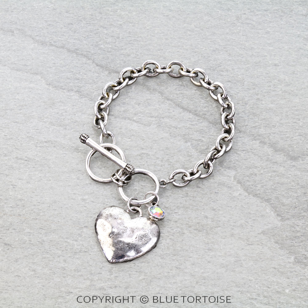 Western Heart Toggle Bracelet