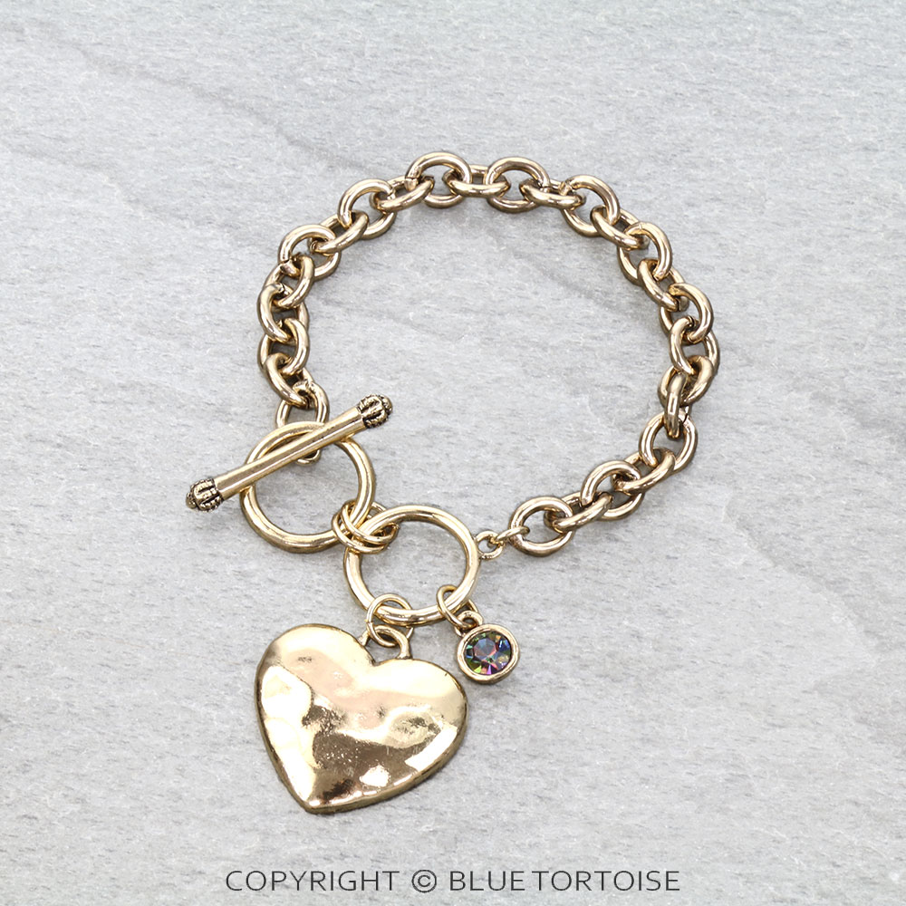 Western Heart Toggle Bracelet