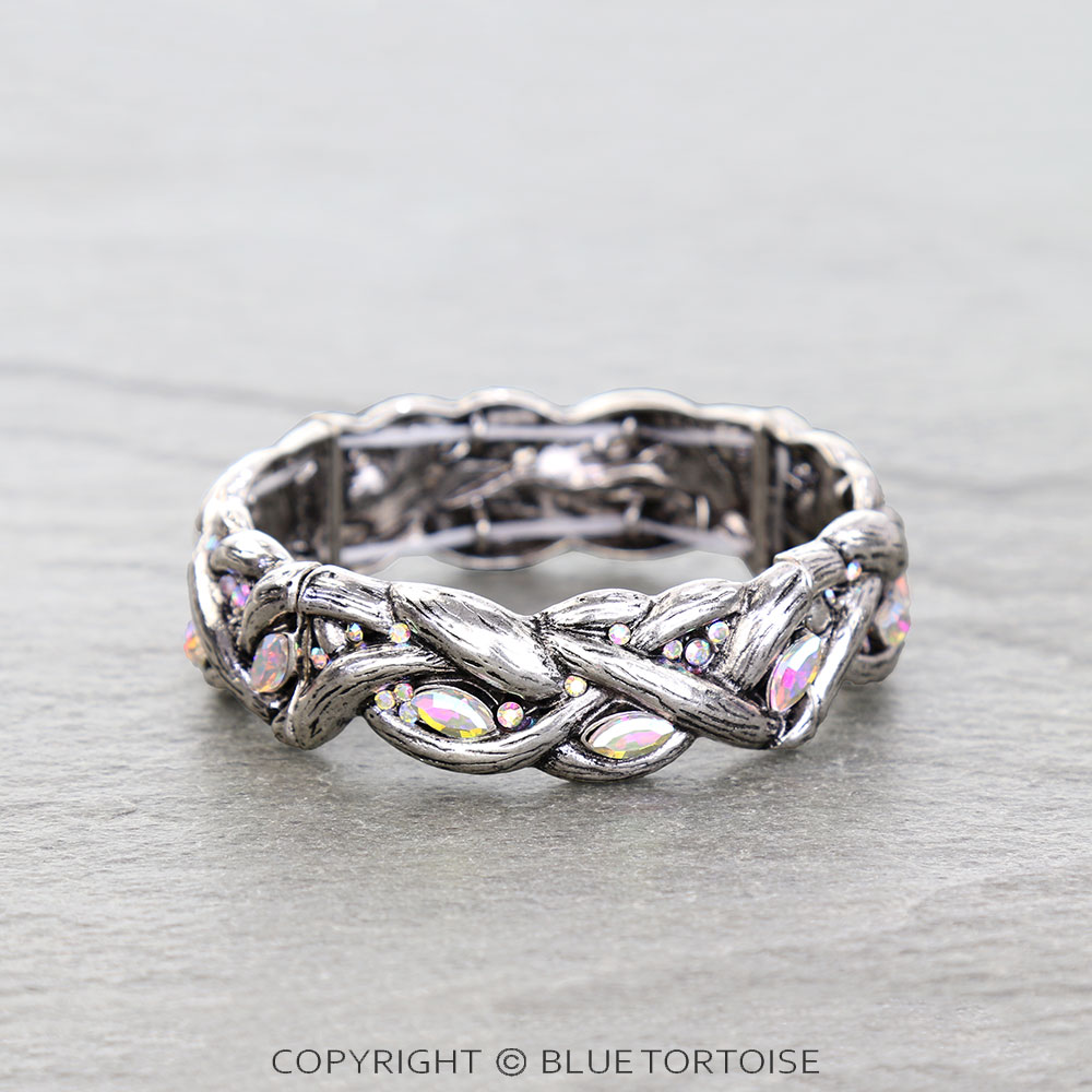 Western TXR Stone Stretch Bracelet