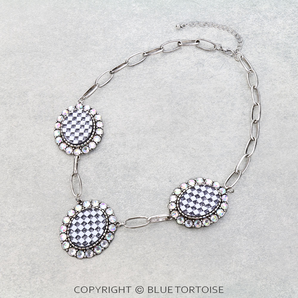 Western 3 Conchos Necklace