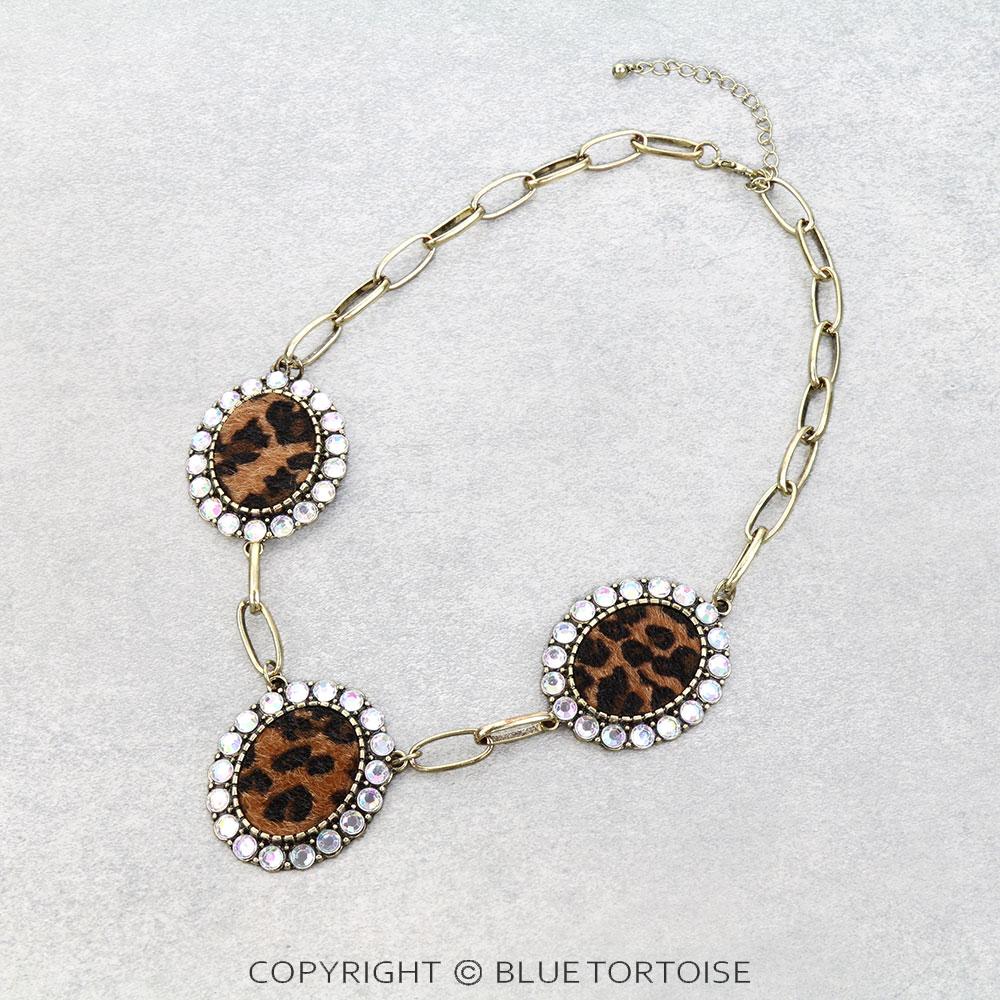Western 3 Conchos Necklace
