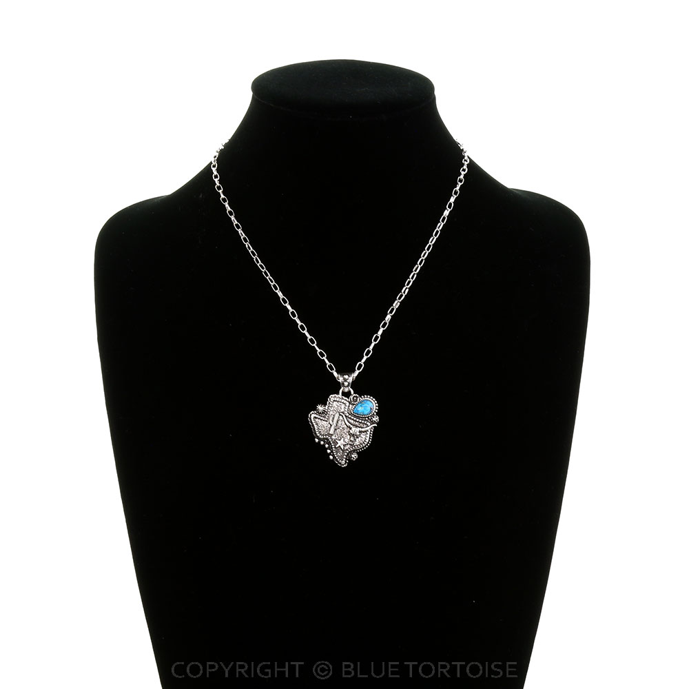 Western Texas Map Necklace - Image 2