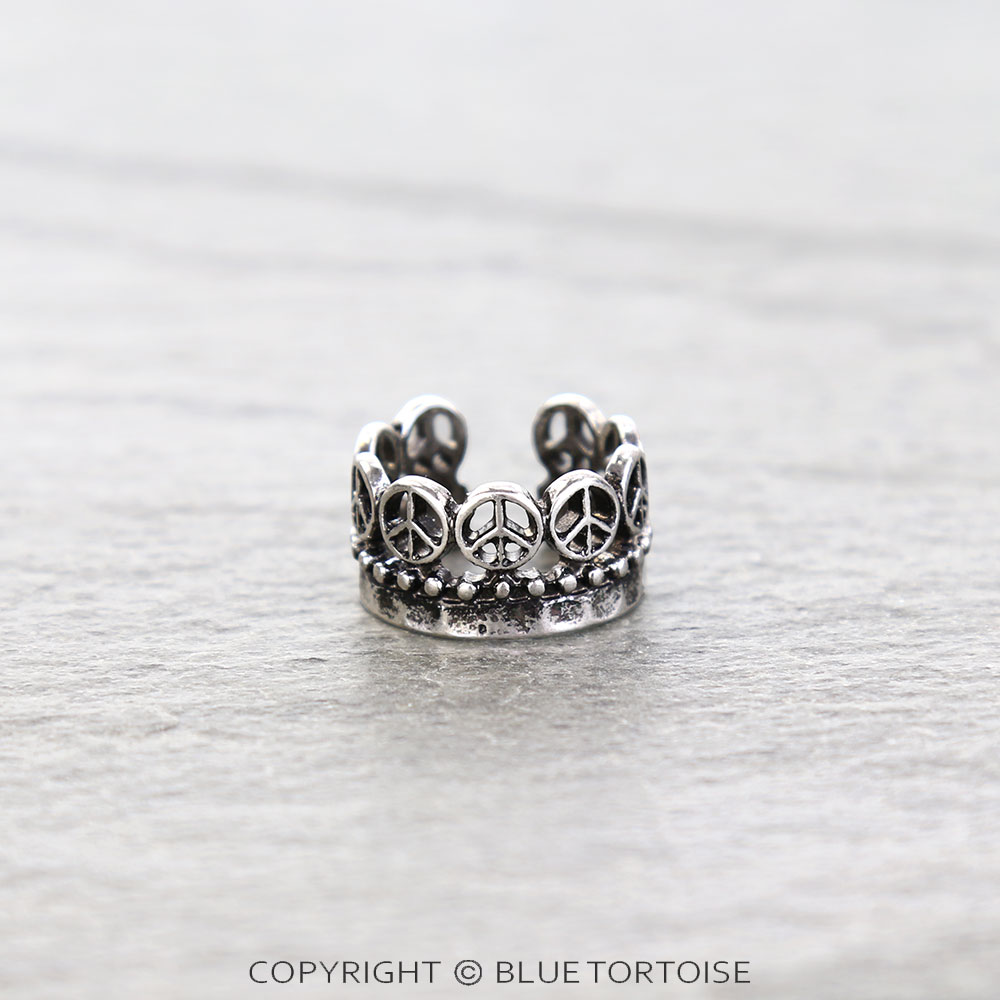 Western Peace Cuff Ring