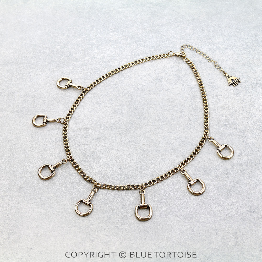 Western Horsebit Charm Necklace