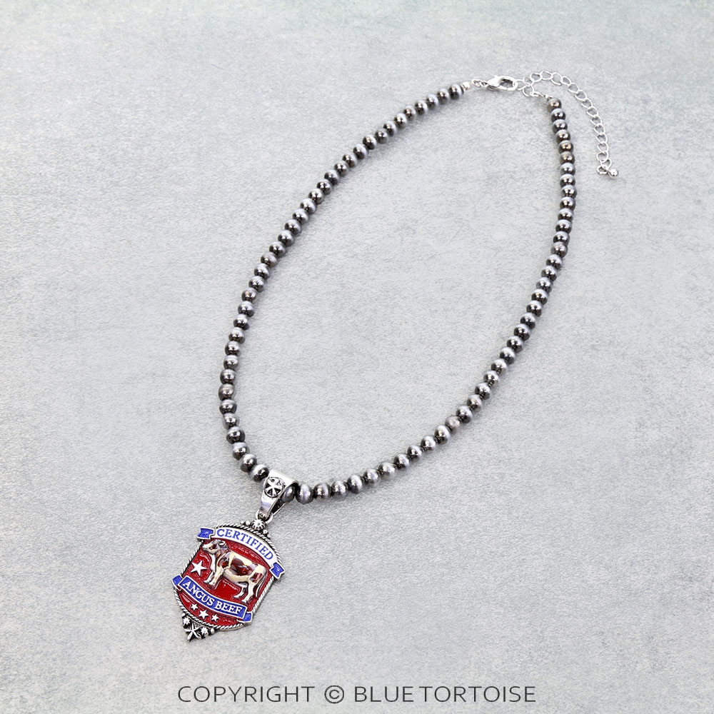 Western Certified Angus Beef Necklace