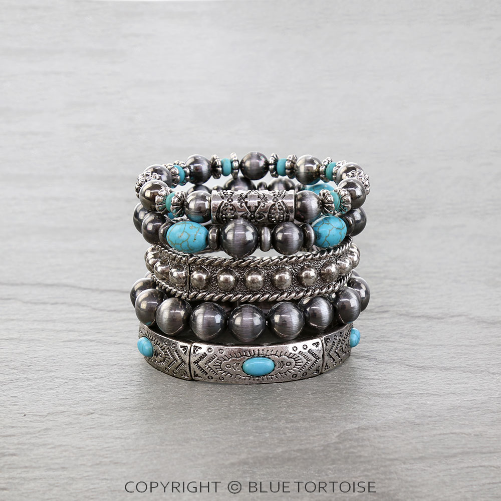 Western Aztec Stackable Bracelet
