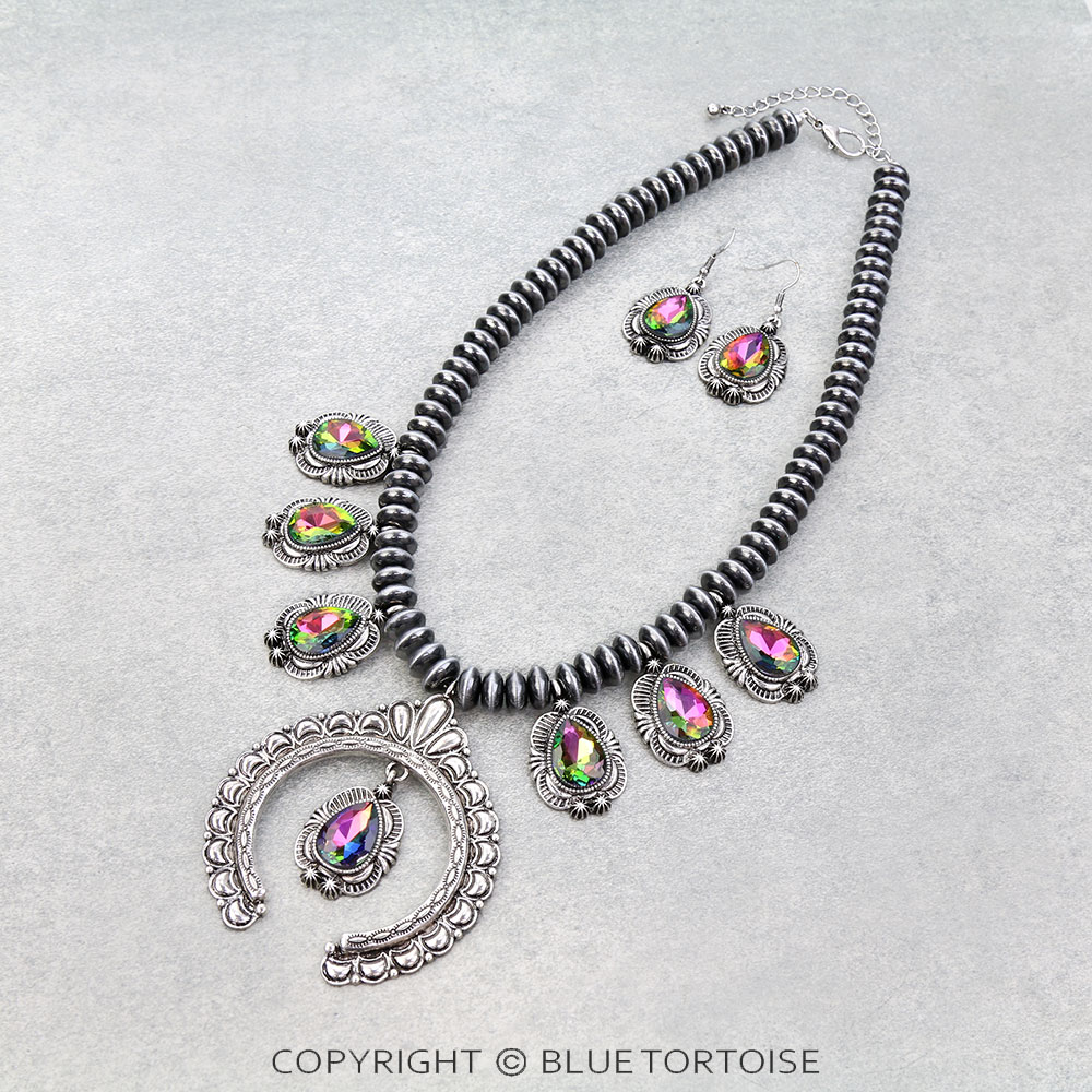 Western Squash Blossom Necklace Set