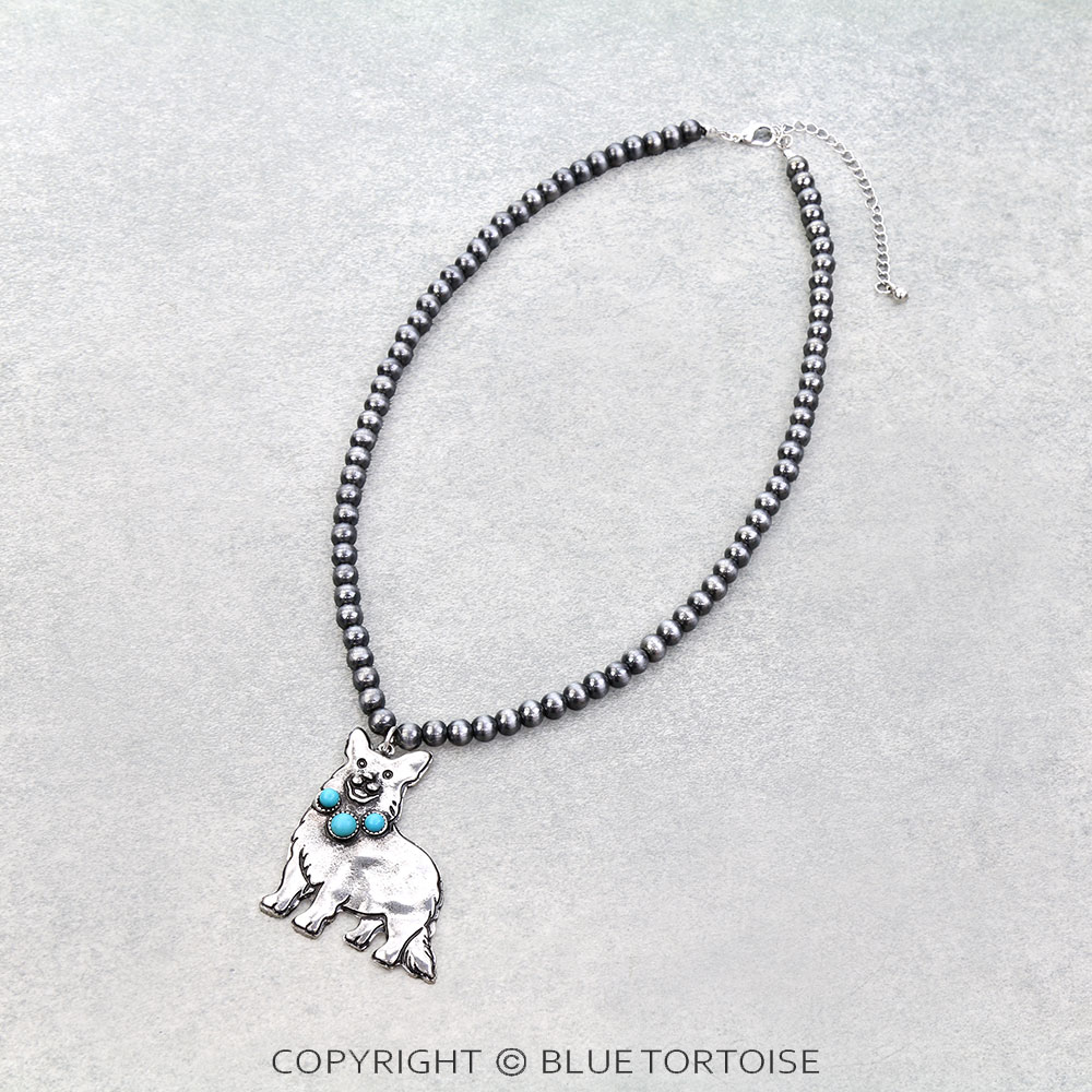 Welsh Corgi Pendant Necklace