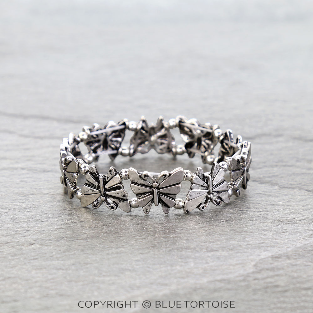 Western Butterfly Stretch Bracelet