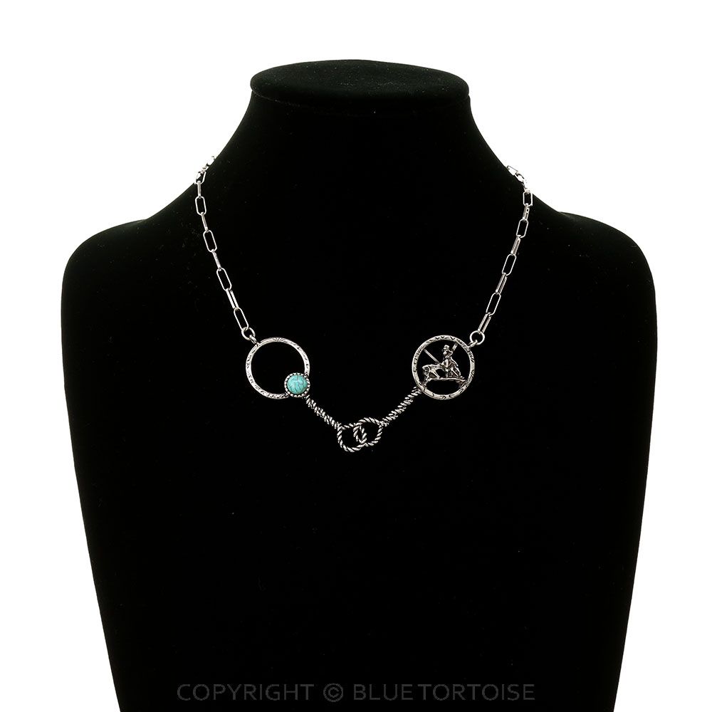 Western Horsebit Horse Riding Necklace - Image 2