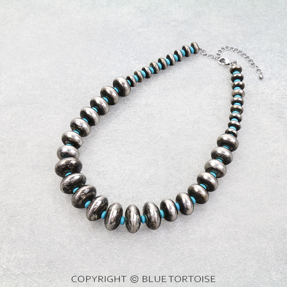 Navajo Style Pearl Necklace