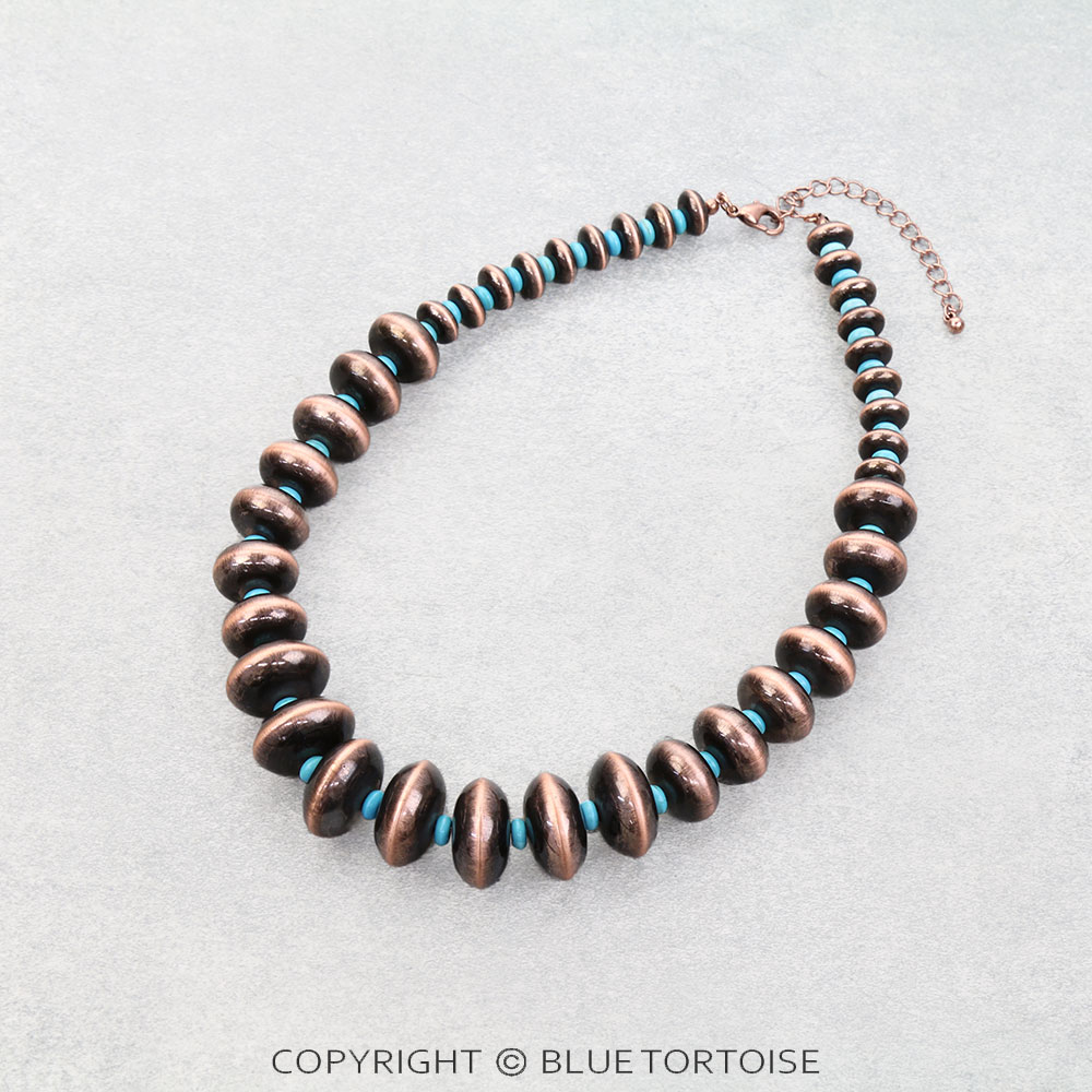 Navajo Style Pearl Necklace