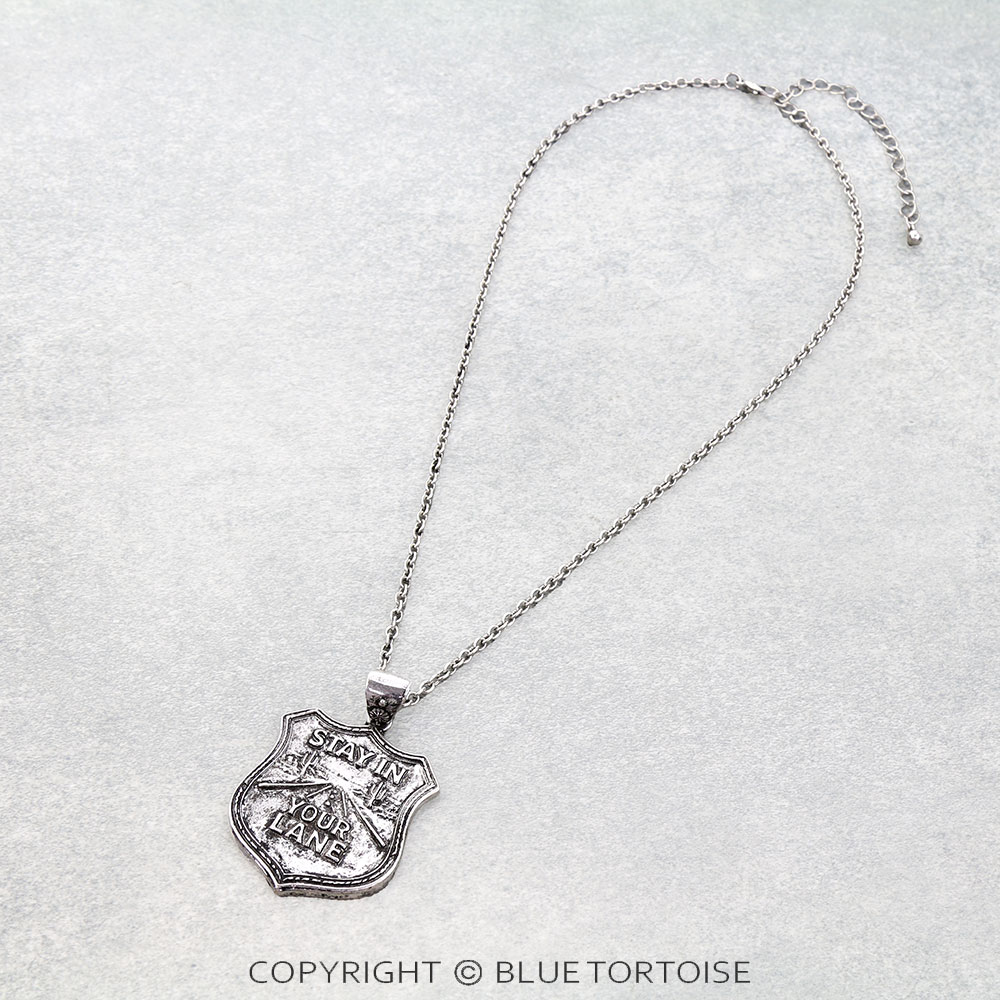 STAY IN YOUR LANE Scenery Necklace
