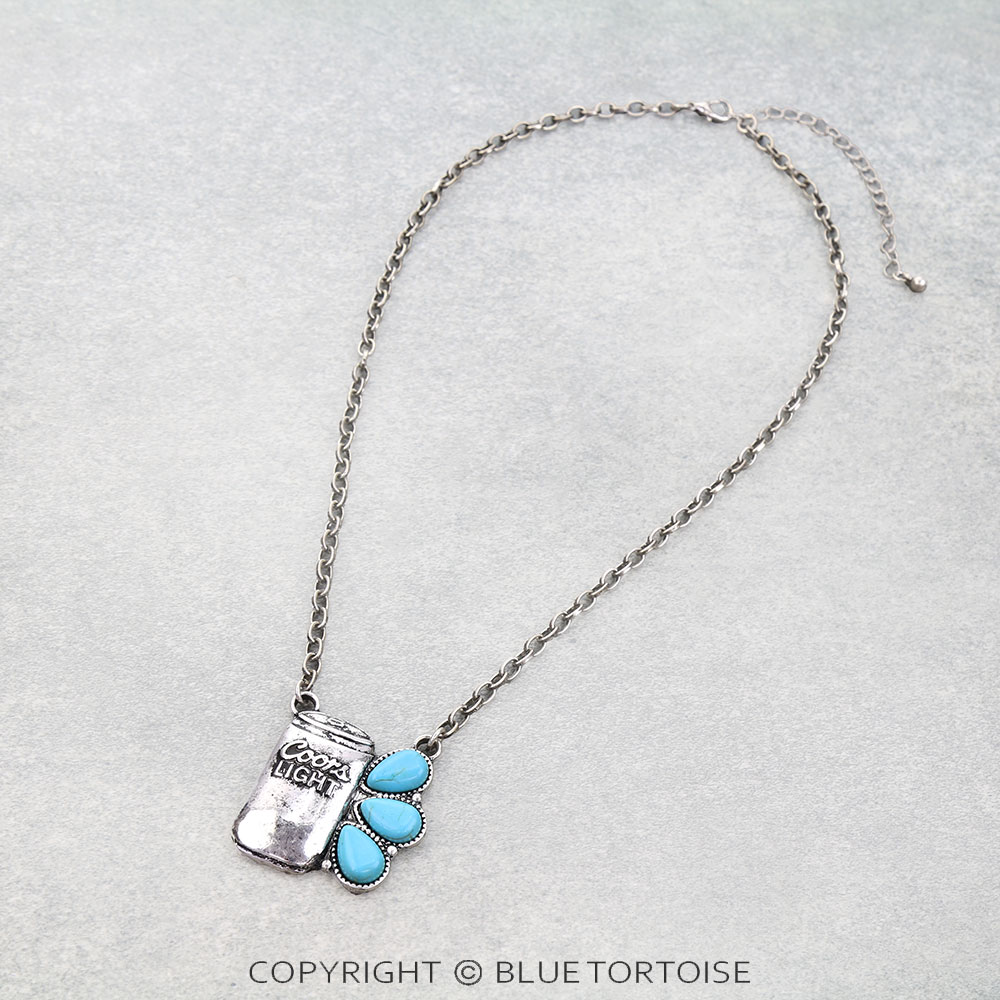 Western Beer Logo Necklace