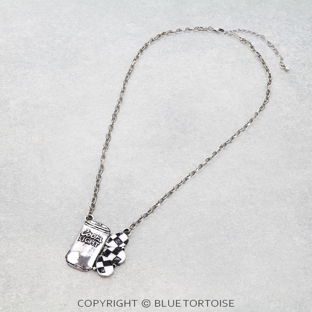 Western Beer Logo Necklace