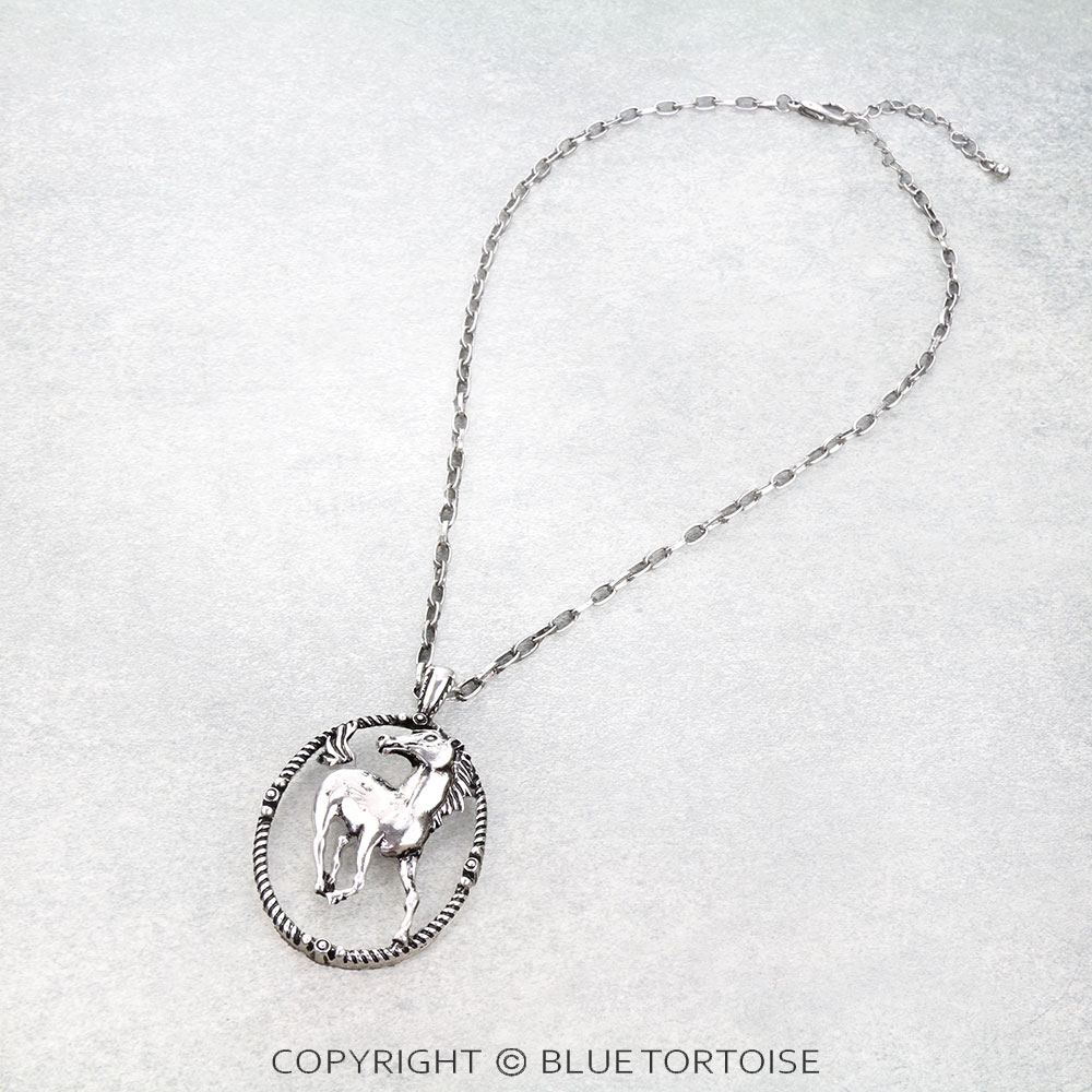Western Horse Theme Necklace