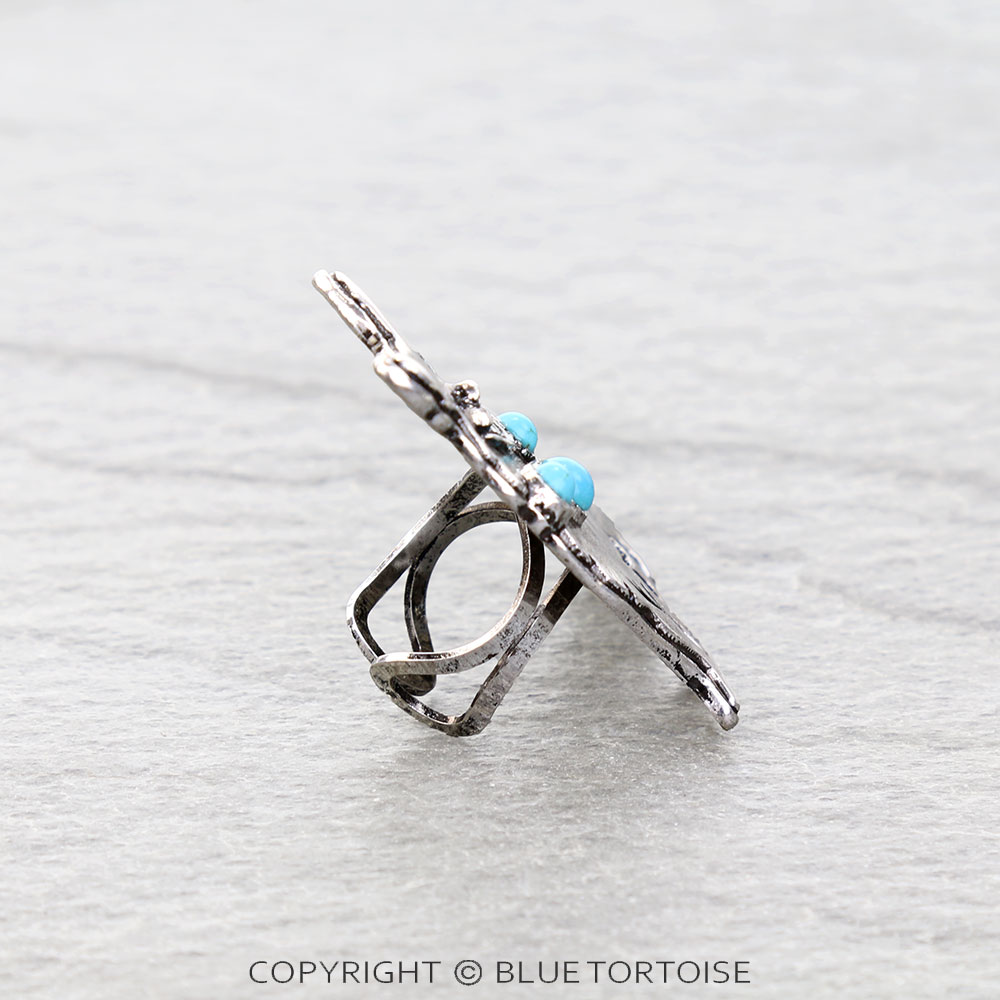 Welsh Corgi Stone Cuff Ring - Image 2