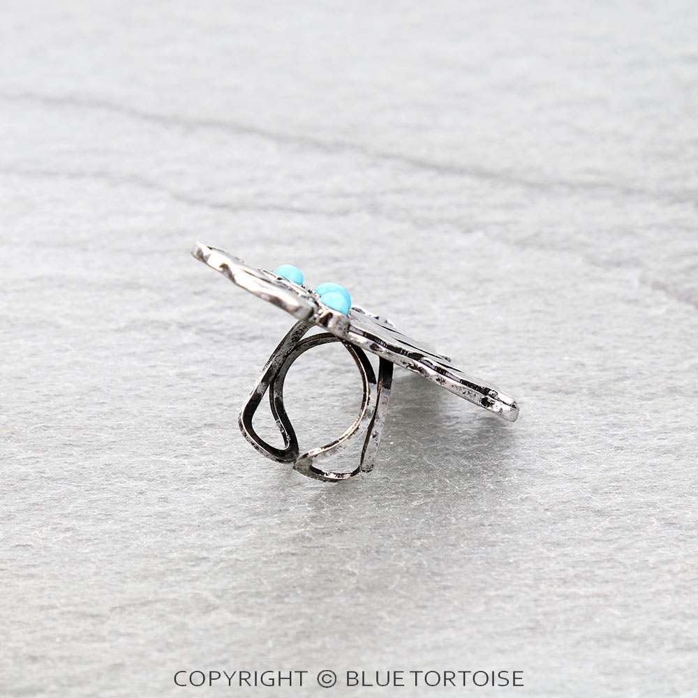 Dachshund Stone Cuff Ring - Image 2